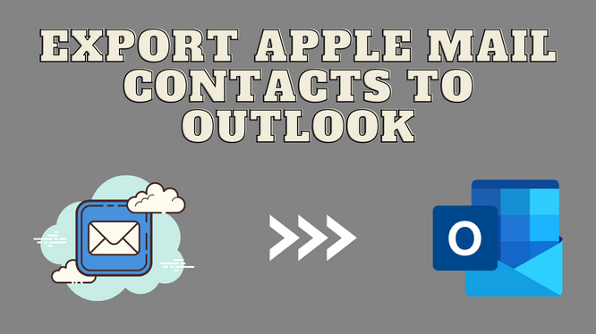 Export Apple mail contacts to Outlook