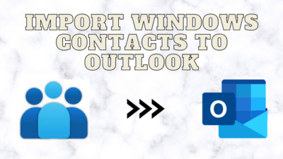 import windows contacts to outlook